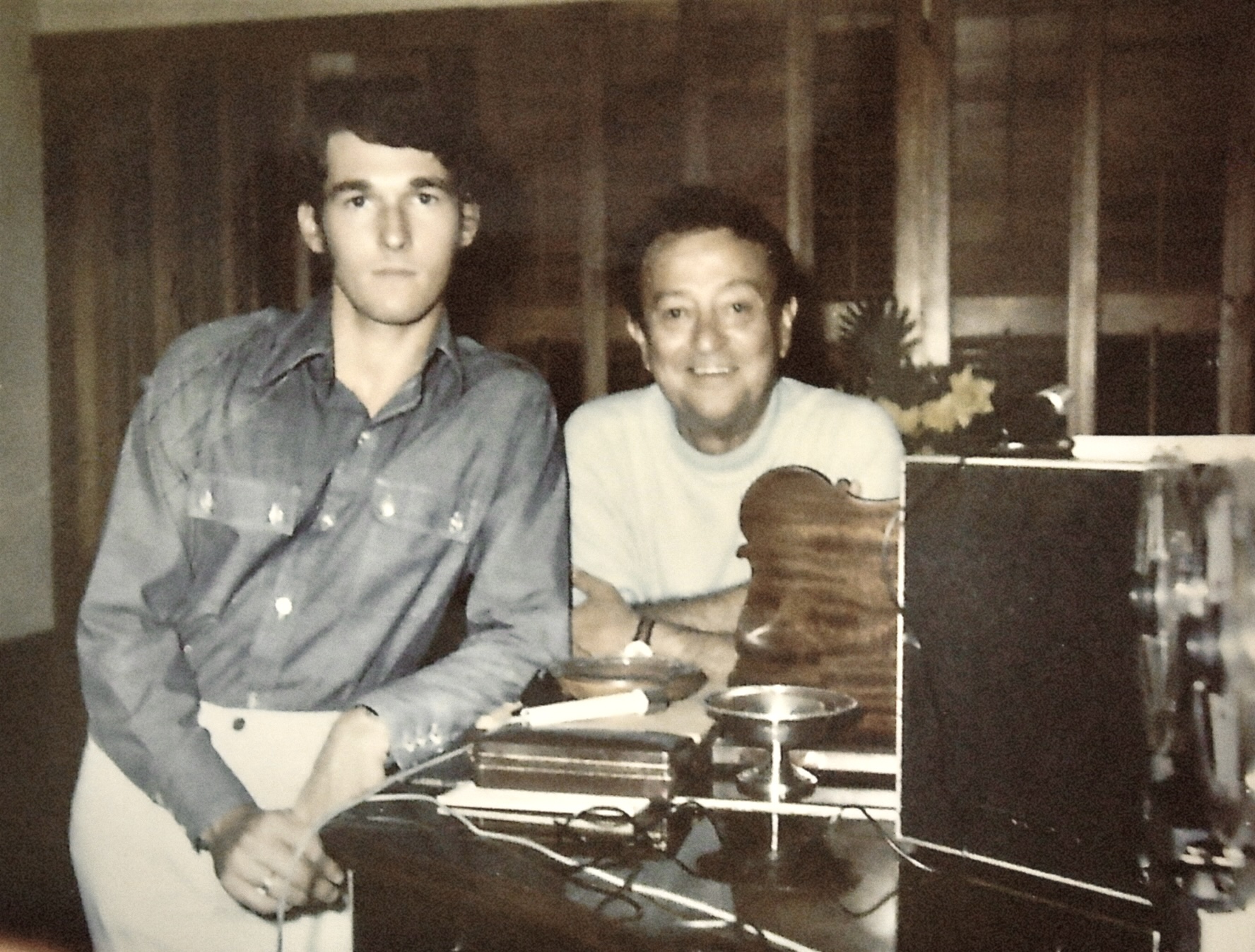 Earl Brent in the Studio