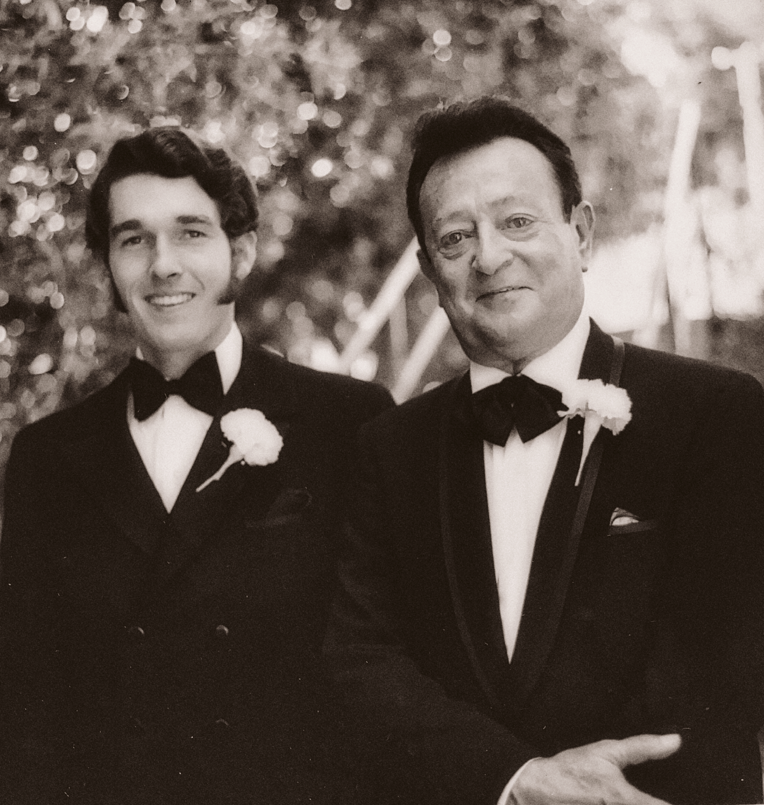 Earl Brent and Richard Wheeler at Richard's Wedding
